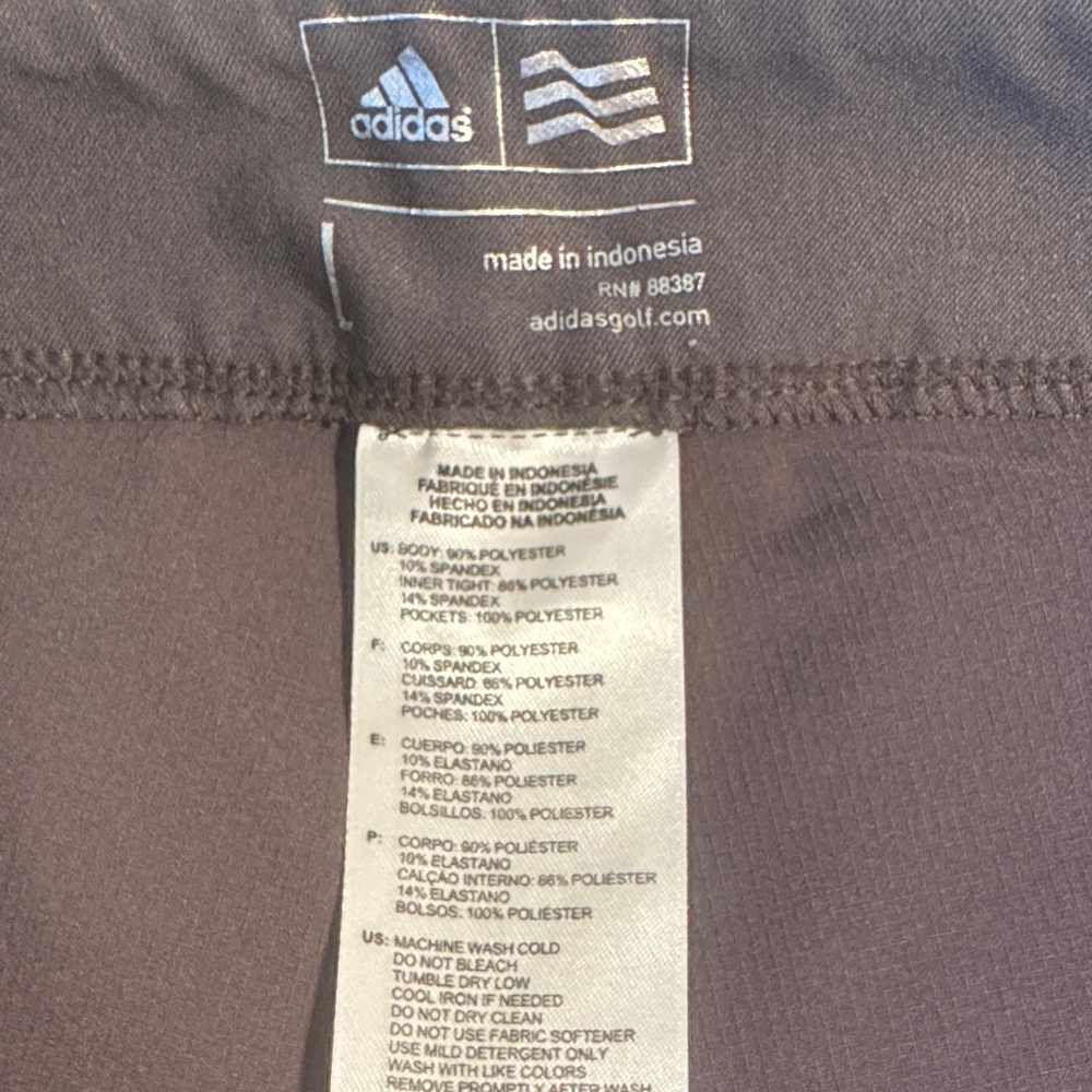 Adidas Classic Black Women's Golf Skirt - L - Picture 3 of 9